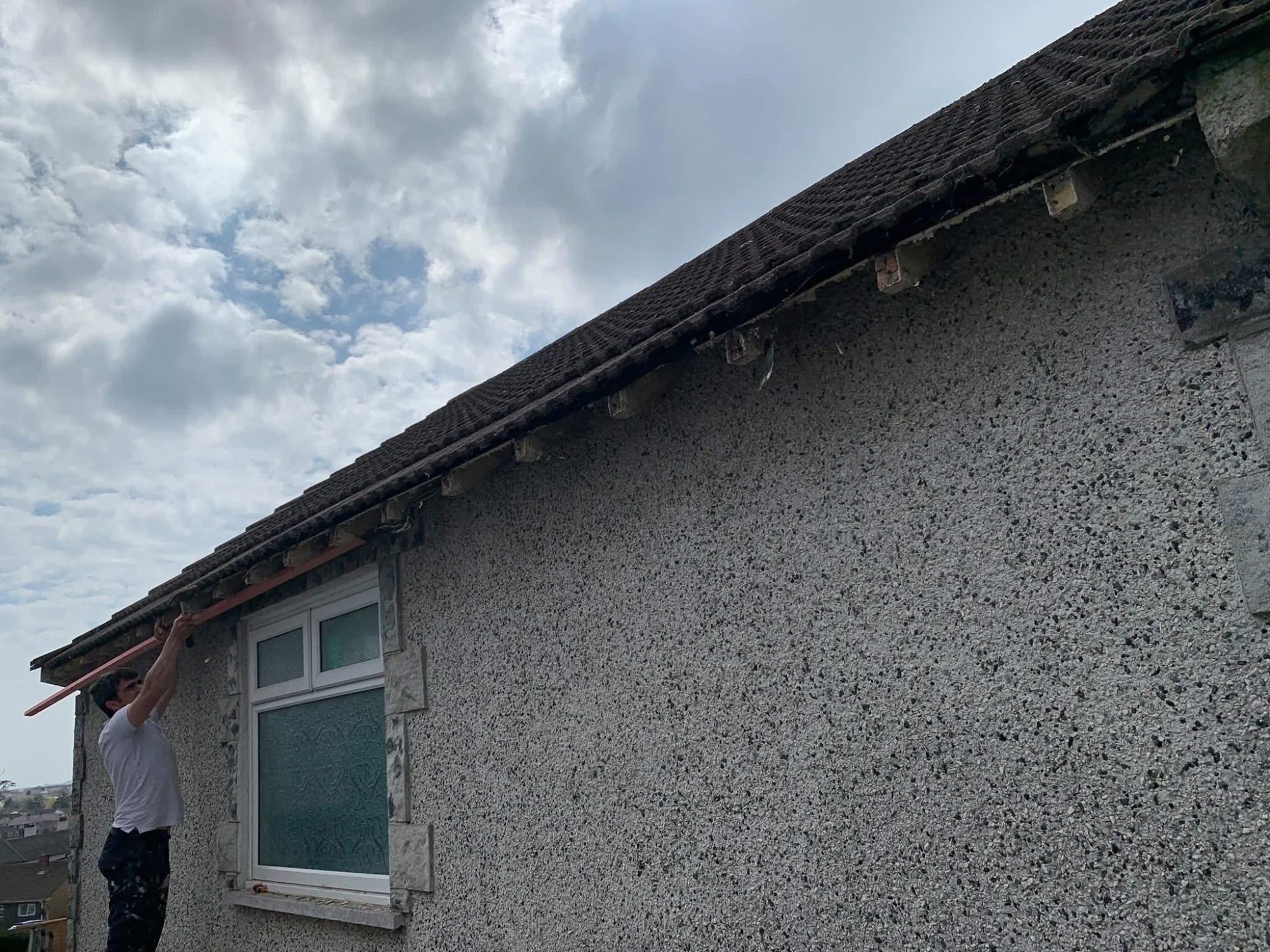 Storm damage roof repairs in Bodmin