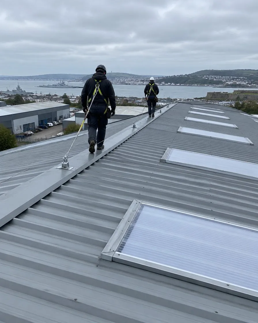 Commercial roofing in Bodmin