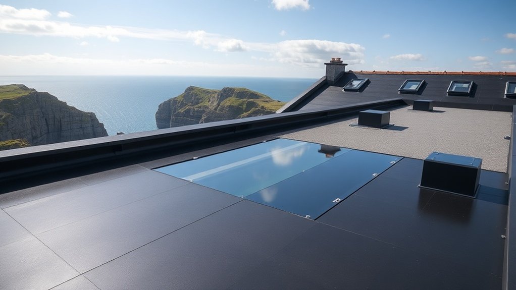 Flat roof installation in Bodmin